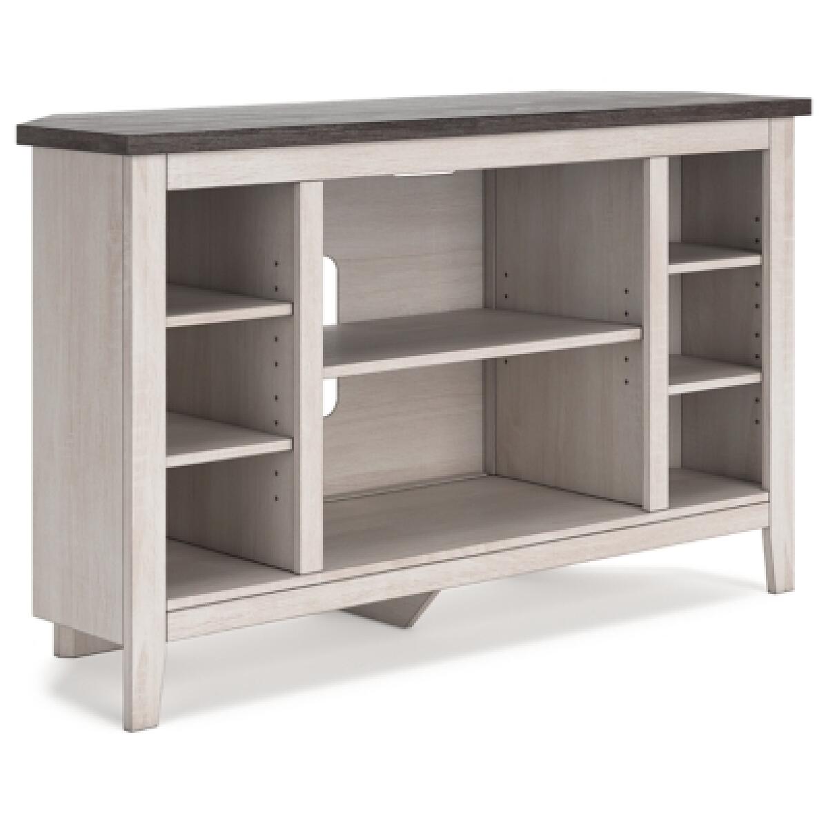 Dorrinson Corner TV Stand Entertainment Stands Ashley Furniture 12