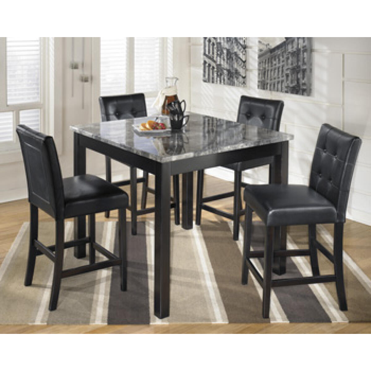Maysville Counter Height Dining Table and Bar Stools (Set of 5) Dining Tables Ashley Furniture 4