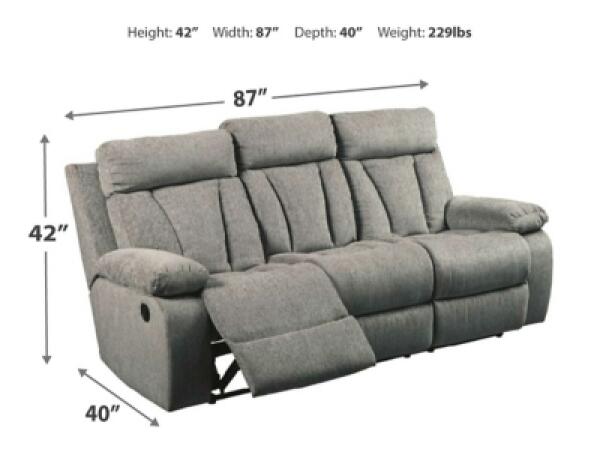 Mitchiner Reclining Sofa with Drop Down Table Sofas Ashley Furniture 48