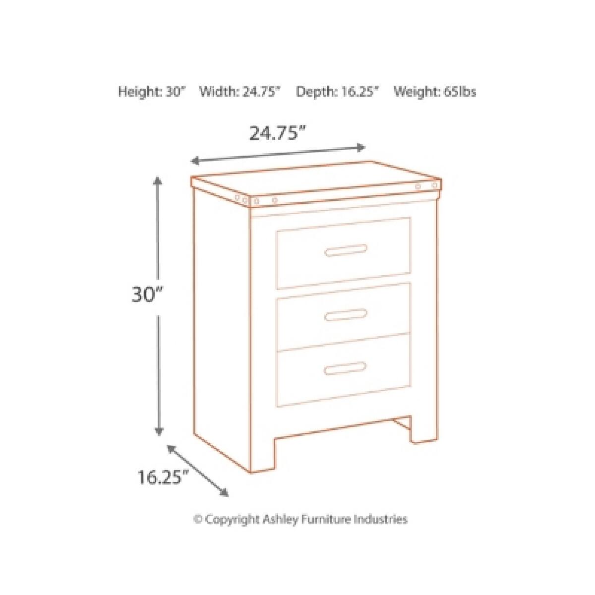 Trinell Nightstand Nightstands Ashley Furniture 12