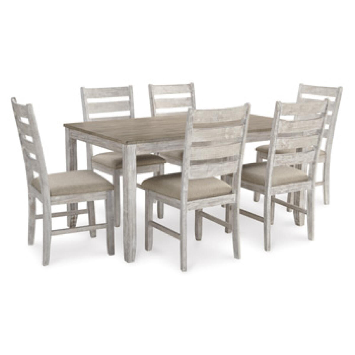 5479d6943c87c9e4a8d0207e53df73dd Skempton Dining Table and Chairs (Set of 7) - Image 1
