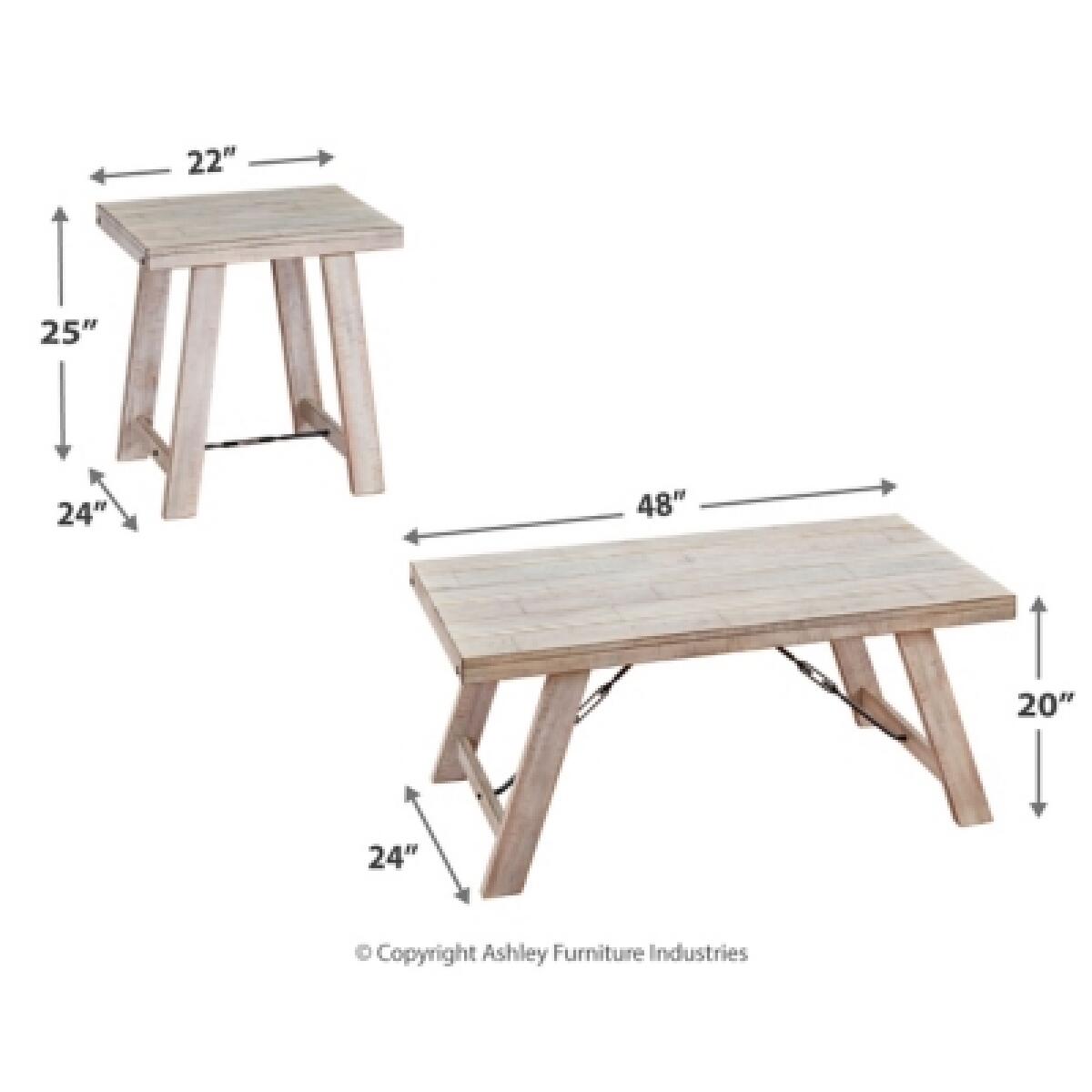 Carynhurst Table (Set of 3) Table Packages Ashley Furniture 14