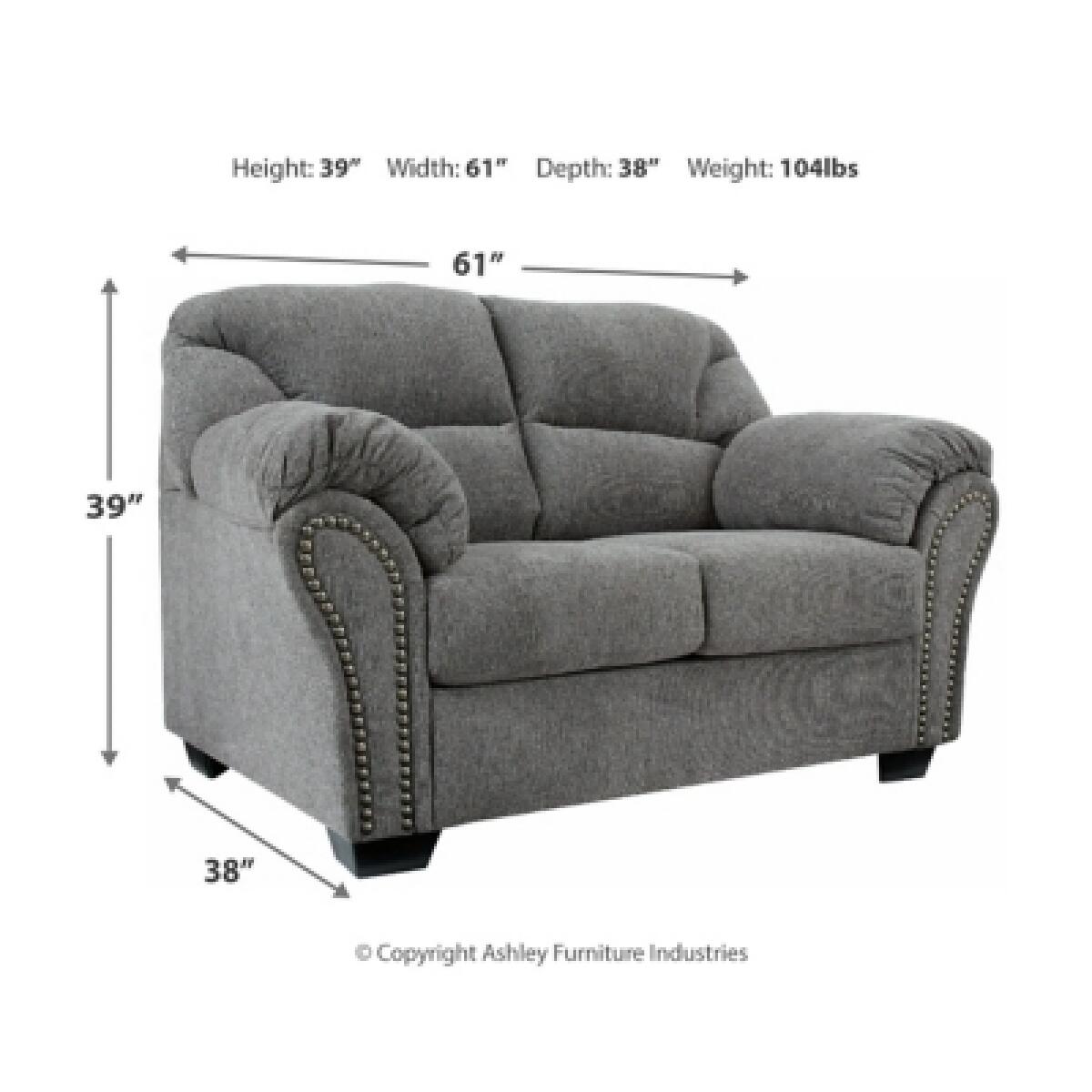 Allmaxx Loveseat Loveseats Ashley Furniture 14