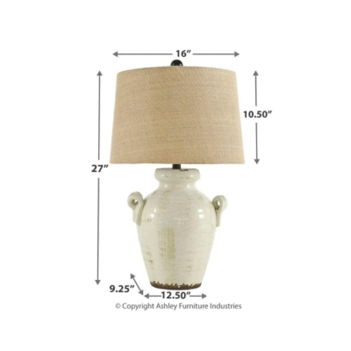 Emelda Table Lamp Lighting Ashley Furniture 9