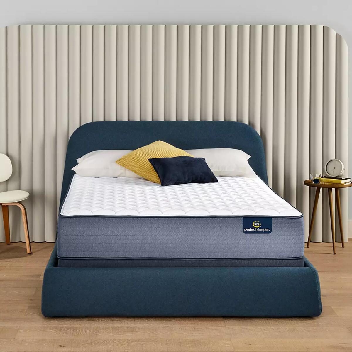 Perfect Sleeper Cobalt Calm Plush Full Serta 5