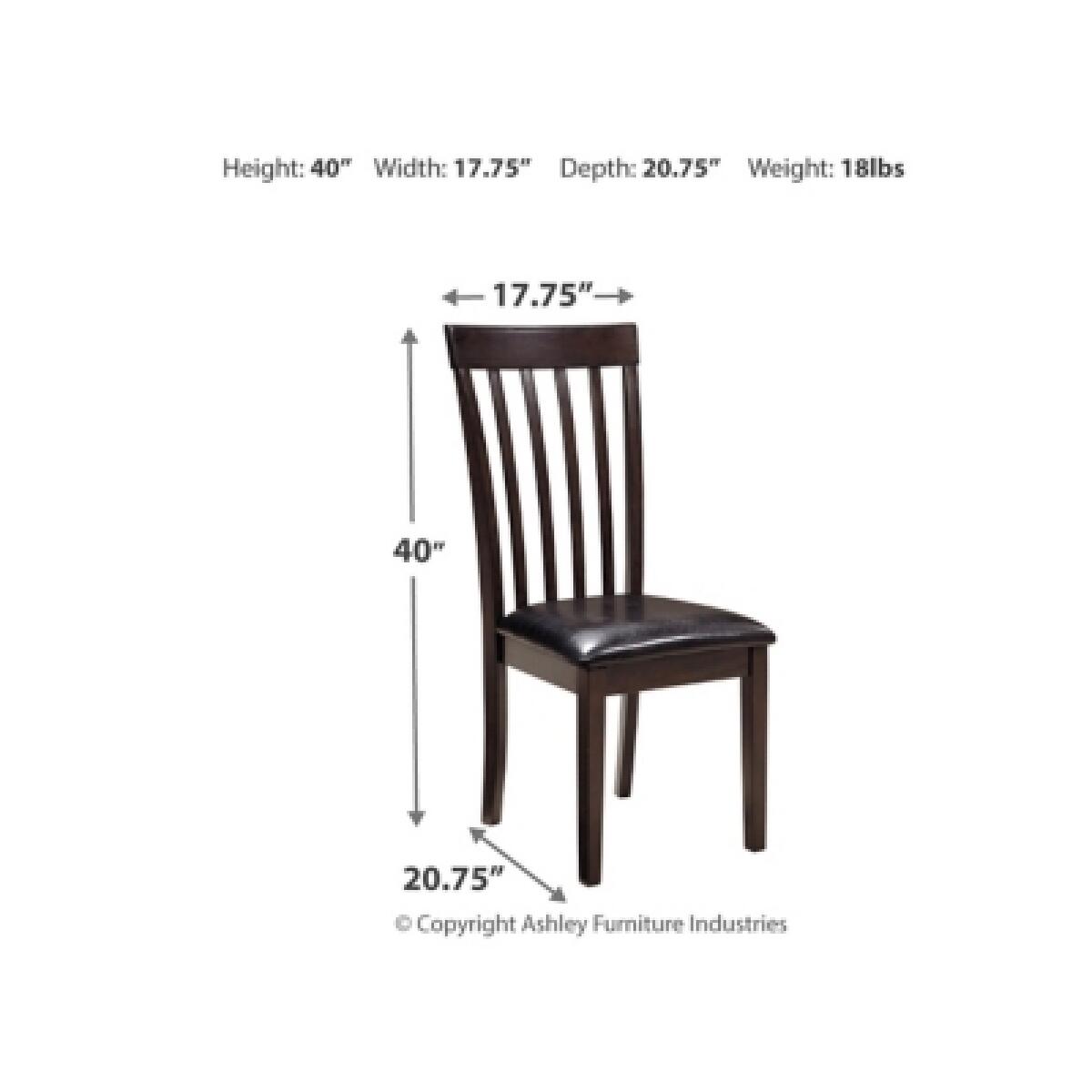 Hammis Dining Chair (Set of 2) Chairs & Benches Ashley Furniture 16