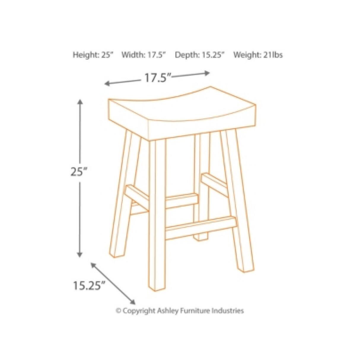 Glosco Counter Height Bar Stool Barstools Ashley Furniture 17