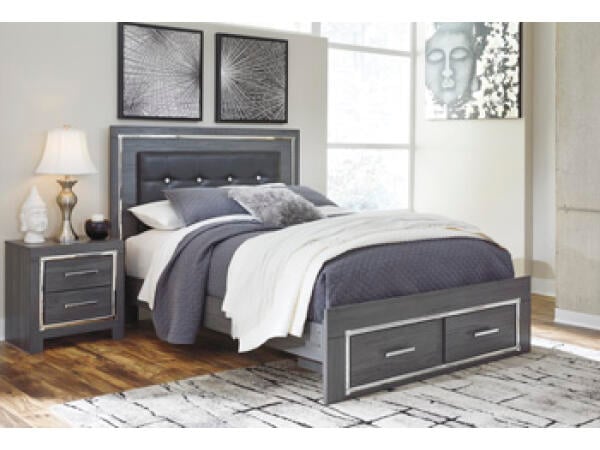 Lodanna Queen Panel Bed with 2 Storage Drawers Beds Ashley Furniture