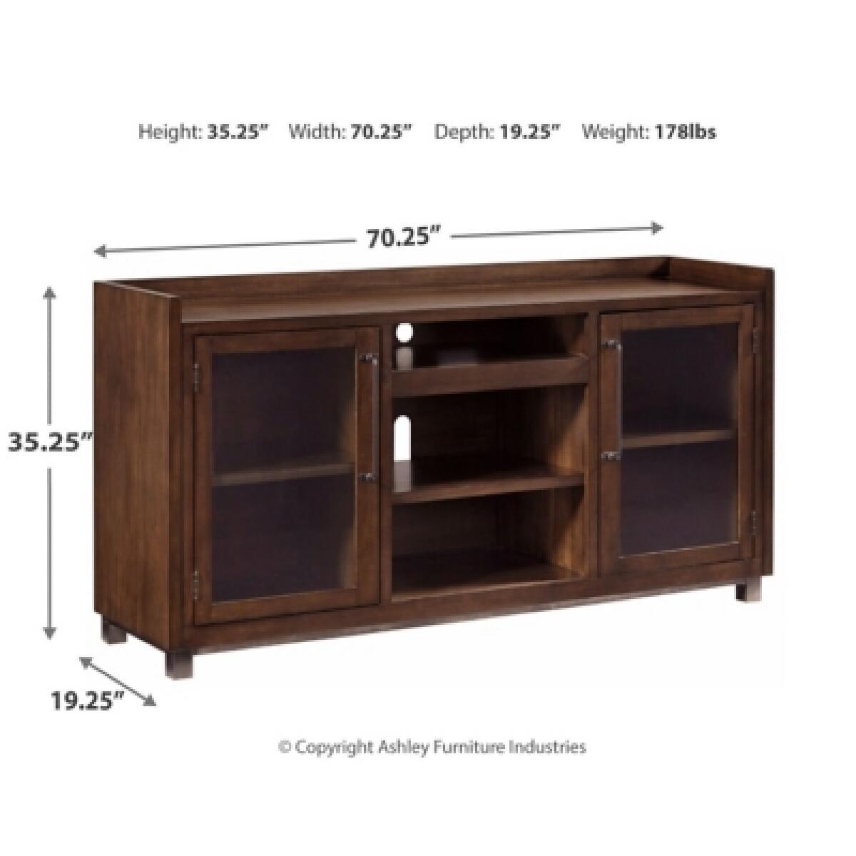 Starmore 70″ TV Stand Entertainment Stands Ashley Furniture 15