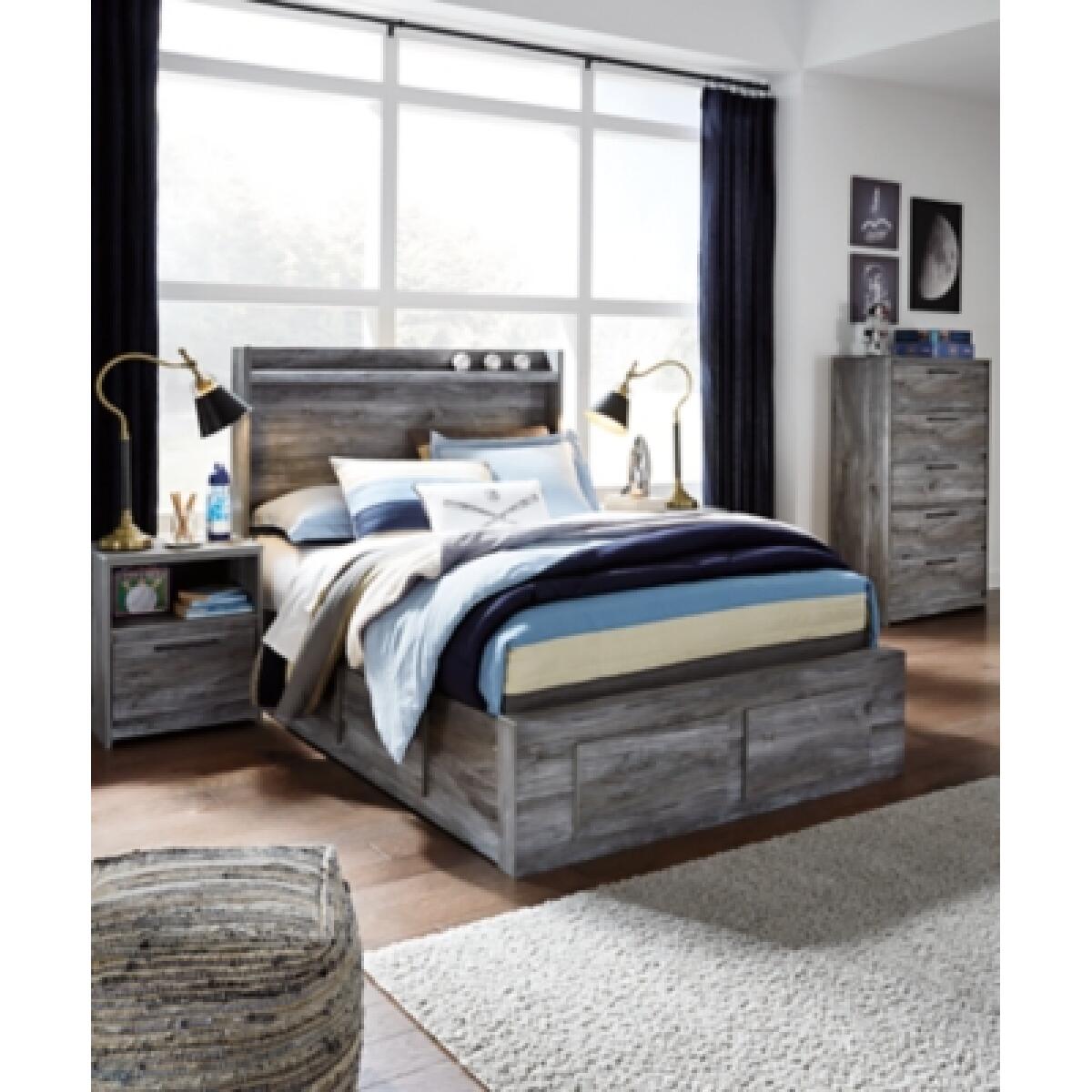 Baystorm Full Panel Bed with 4 Storage Drawers Beds Ashley Furniture 10