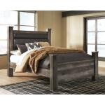 Wynnlow Queen Upholstered Poster Bed Beds Ashley Furniture 9