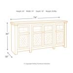 Bolanburg 74″ TV Stand Entertainment Stands Ashley Furniture 33