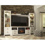 Willowton 4-Piece Entertainment Center with Electric Fireplace Fireplaces Ashley Furniture 11