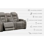The Man-Den Power Reclining Loveseat with Console Loveseats Ashley Furniture 43