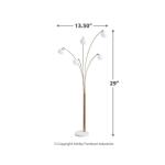 Taliya Arc Lamp Lighting Ashley Furniture 17