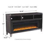Todoe 65″ TV Stand with Electric Fireplace Fireplaces Ashley Furniture 17