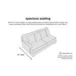 Lindyn 5-Piece Sectional with Chaise - Image 4