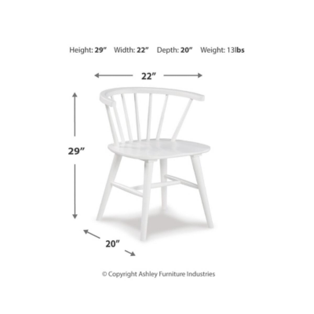 Grannen Dining Chair (Set of 2) Chairs & Benches Ashley Furniture 17