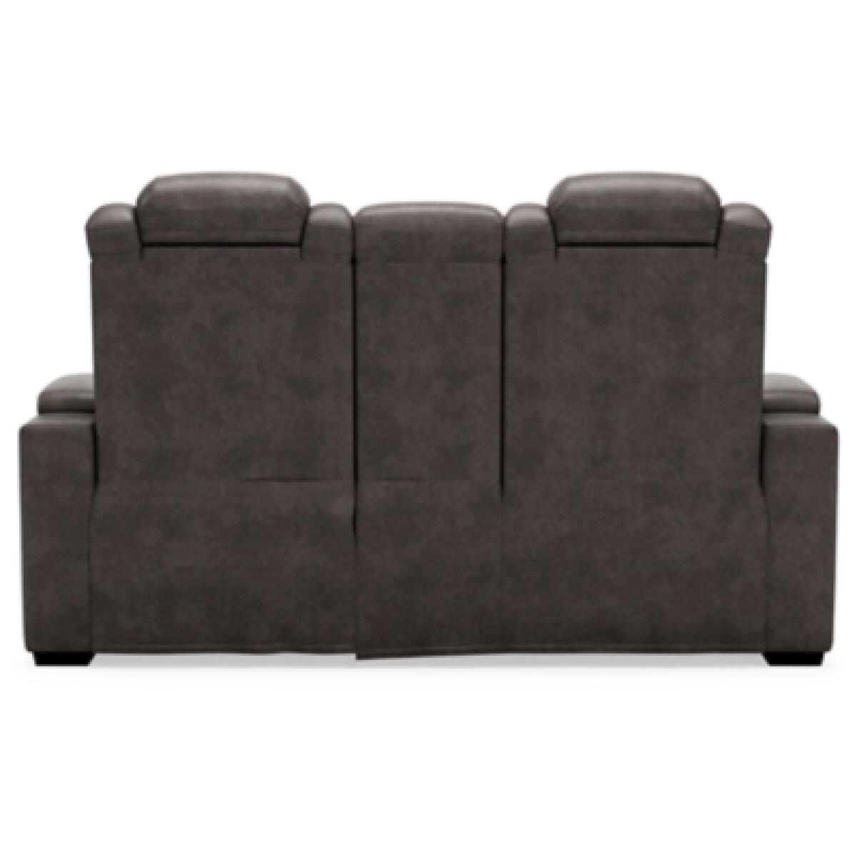 HyllMont Power Reclining Loveseat with Console Loveseats Ashley Furniture 29
