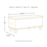 Fossil Ridge Storage Bench Accent Furniture Ashley Furniture 17