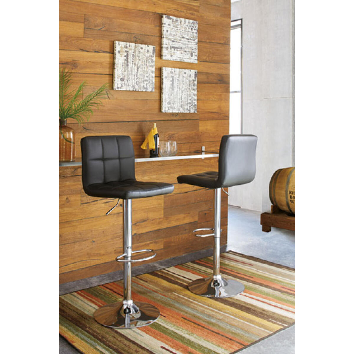 Bellatier Adjustable Height Bar Stool Barstools Ashley Furniture 8