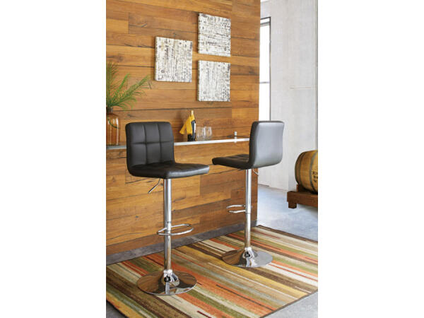 Bellatier Adjustable Height Bar Stool Barstools Ashley Furniture