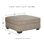Bovarian Ottoman Ottomans & Poufs Ashley Furniture 17