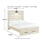 Cambeck Full Panel Bed with 2 Storage Drawers Beds Ashley Furniture 23