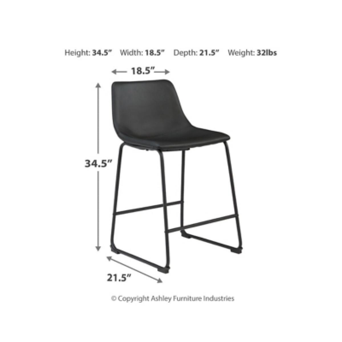 Centiar Counter Height Bar Stool Barstools Ashley Furniture 15