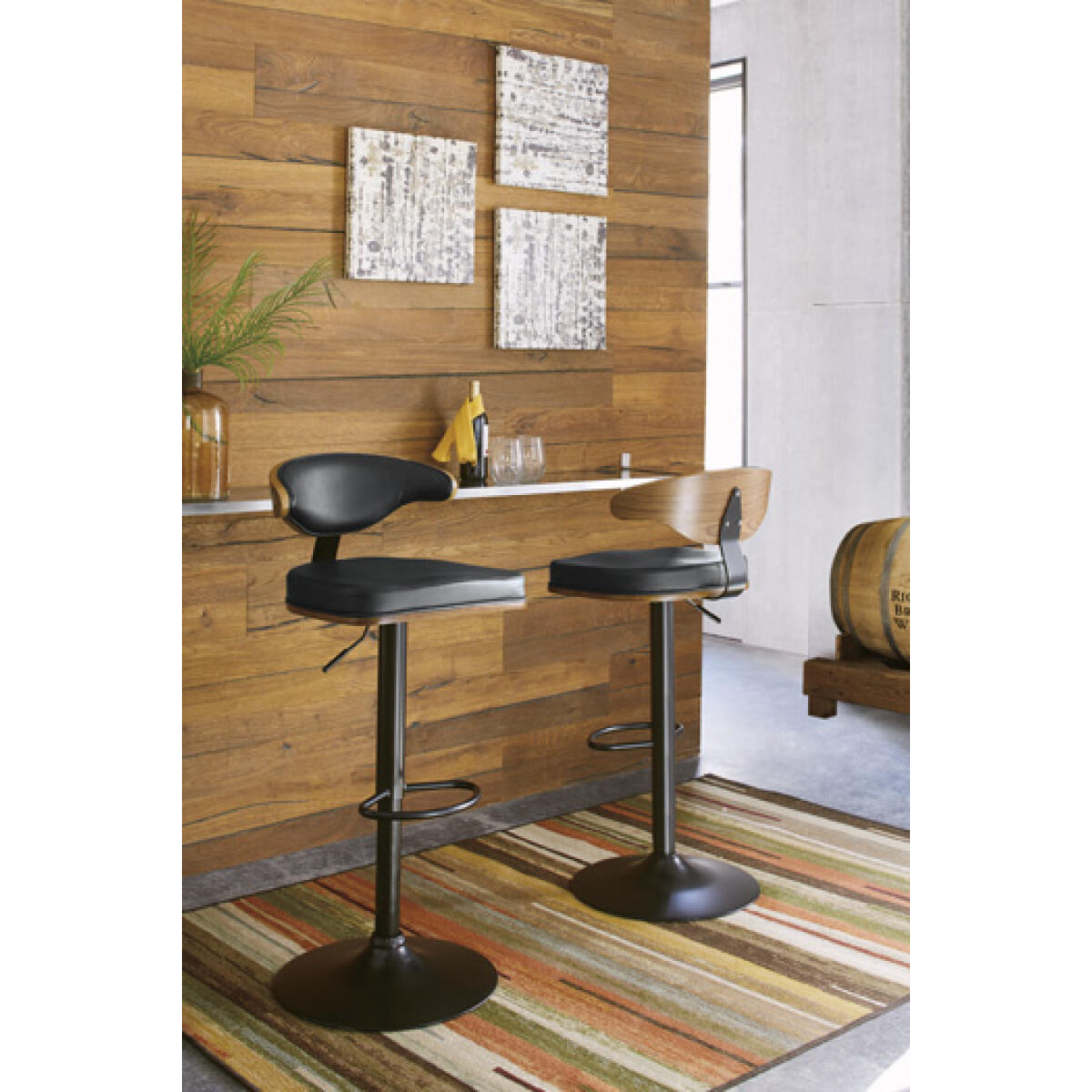 Bellatier Adjustable Height Bar Stool Barstools Ashley Furniture 9