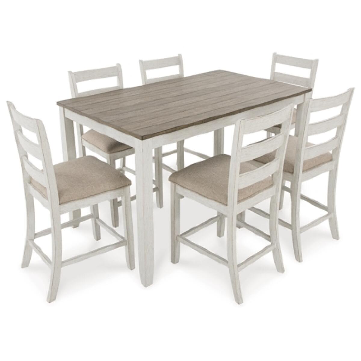 Skempton Counter Height Dining Table and Bar Stools (Set of 7) Dining Tables Ashley Furniture 14