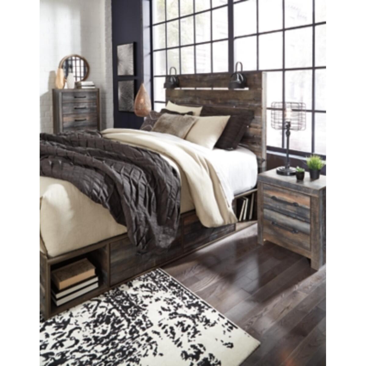 Drystan Queen Panel Bed with 4 Storage Drawers Beds Ashley Furniture 13