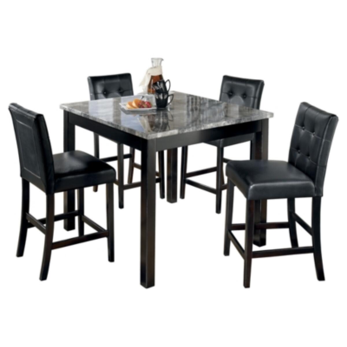 Maysville Counter Height Dining Table and Bar Stools (Set of 5) Dining Tables Ashley Furniture 5