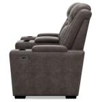 HyllMont Power Reclining Loveseat with Console Loveseats Ashley Furniture 43