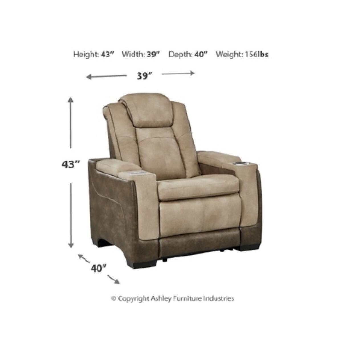 Next-Gen DuraPella Power Recliner Recliners Ashley Furniture 26