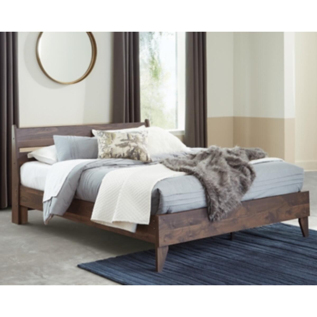 Calverson Queen Panel Platform Bed Beds Ashley Furniture 13