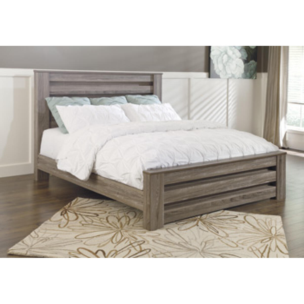 Zelen King Panel Bed Beds Ashley Furniture 6