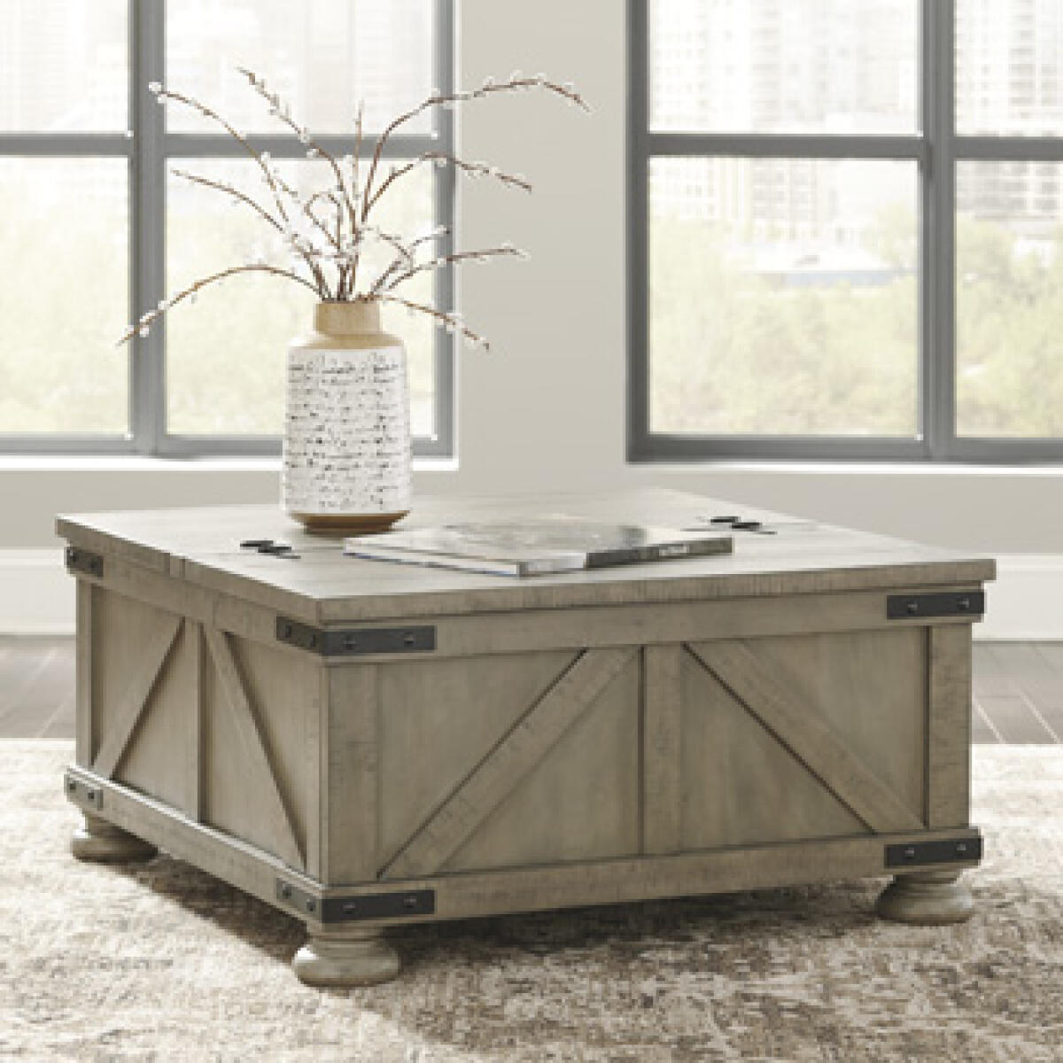Aldwin Coffee Table With Storage Cocktail & Coffee Tables Ashley Furniture 15