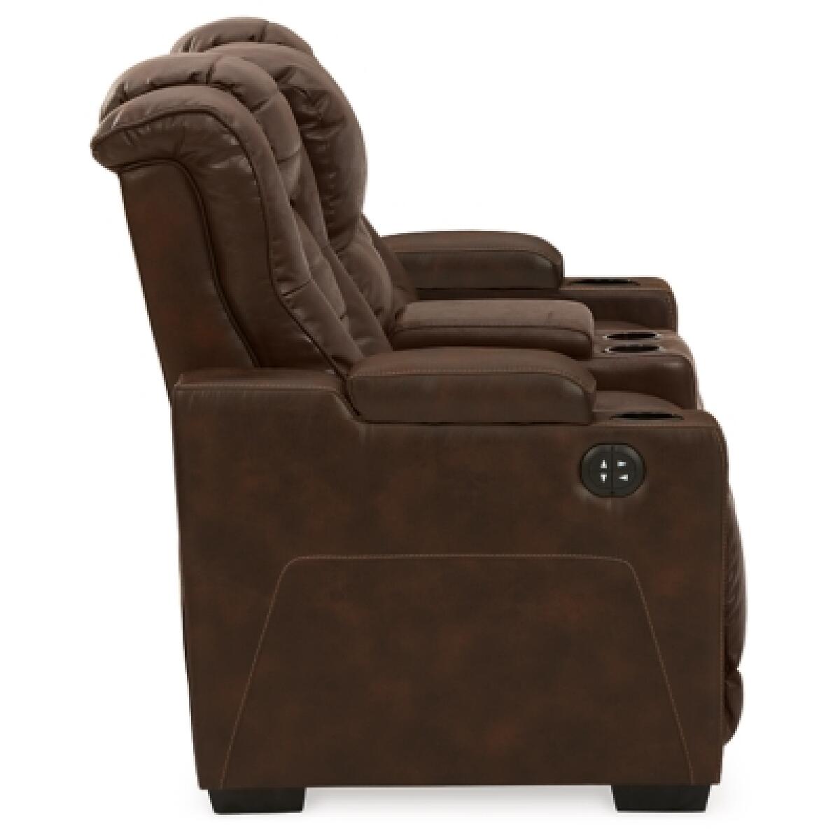 Owner’s Box Power Reclining Loveseat with Console Loveseats Ashley Furniture 22
