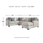 Dellara 4-Piece Sectional with Chaise Sectionals Ashley Furniture 25