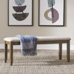 Santa Rosa II Upholstered Dining Bench Chairs & Benches Liberty Furniture 10