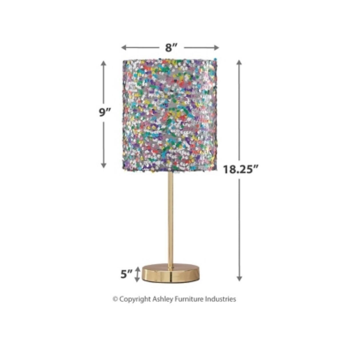 Maddy Table Lamp Lighting Ashley Furniture 11