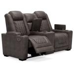 HyllMont Power Reclining Loveseat with Console Loveseats Ashley Furniture 36