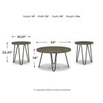 Hadasky Table (Set of 3) Table Packages Ashley Furniture 24