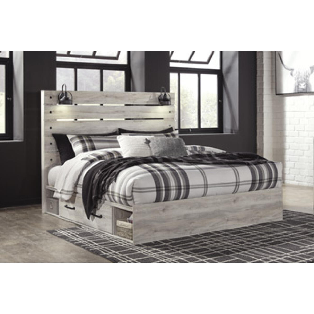 Cambeck King Panel Bed with 4 Storage Drawers Beds Ashley Furniture 9