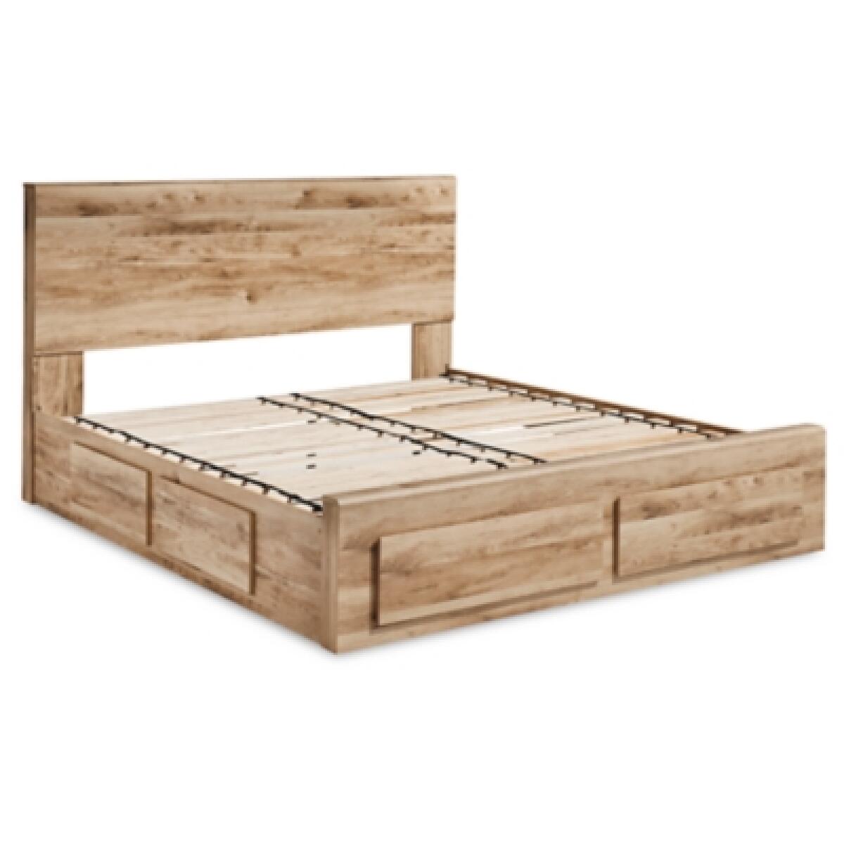 Hyanna Queen Panel Storage Bed with 2 Under Bed Storage Drawer Beds Ashley Furniture 12