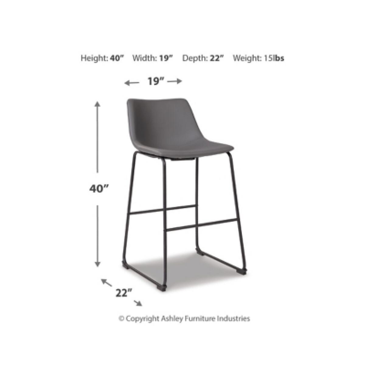 Centiar Pub Height Bar Stool Barstools Ashley Furniture 16