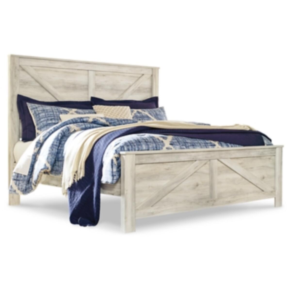 Bellaby King Crossbuck Panel Bed Beds Ashley Furniture 10