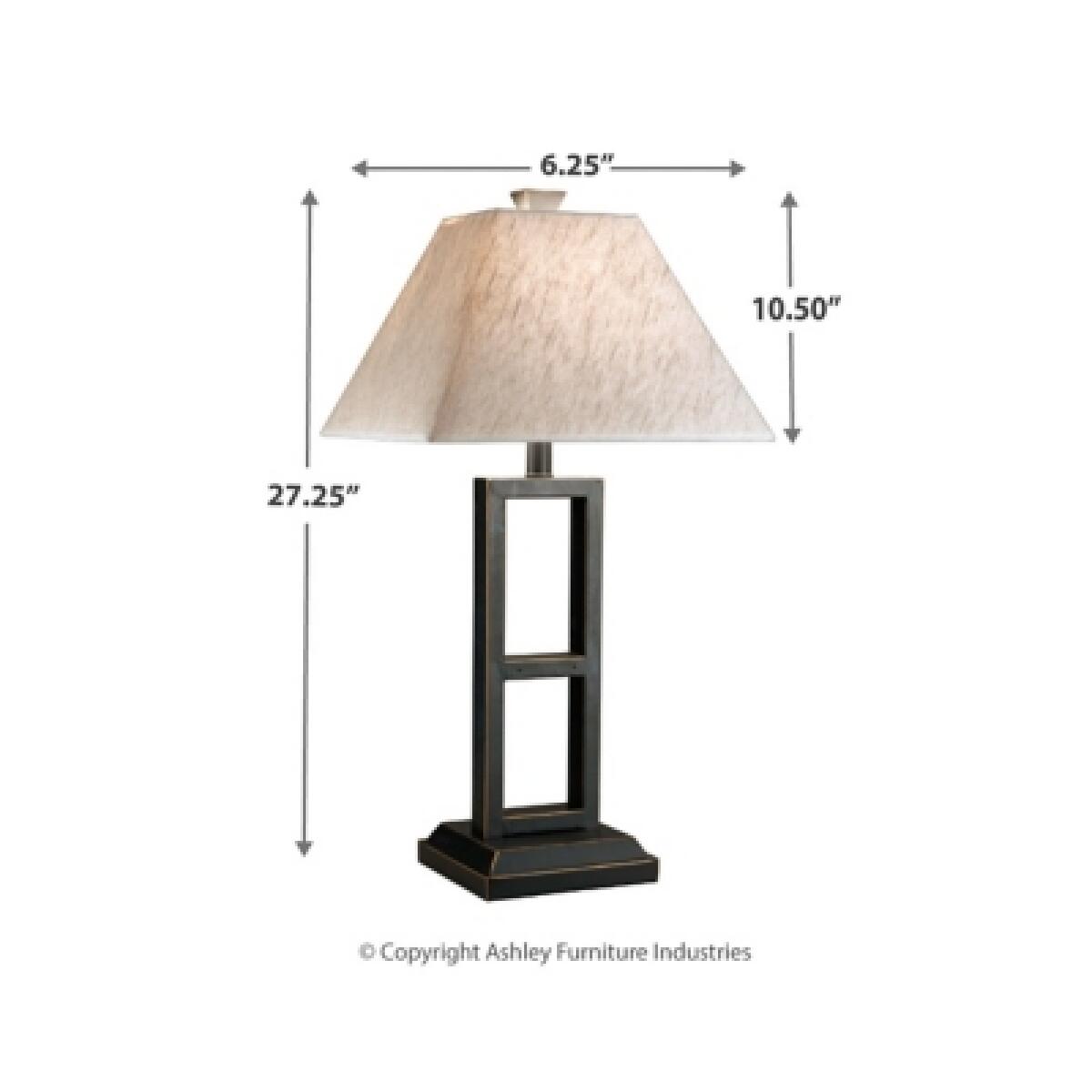 Deidra Table Lamp (Set of 2) Lighting Ashley Furniture 13