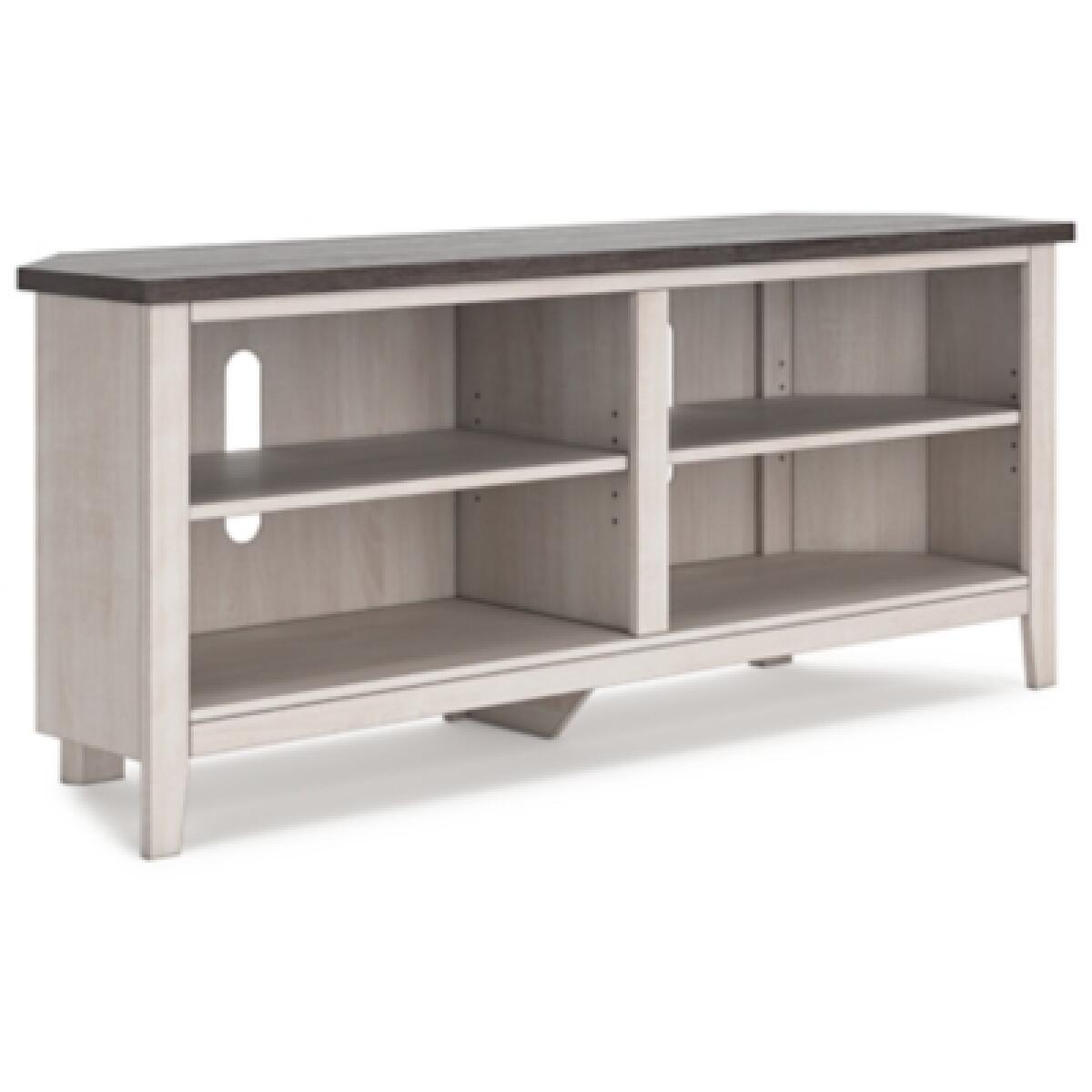 Dorrinson Corner TV Stand Entertainment Stands Ashley Furniture 14